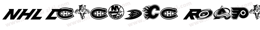 NHL Colorado Regular字体转换